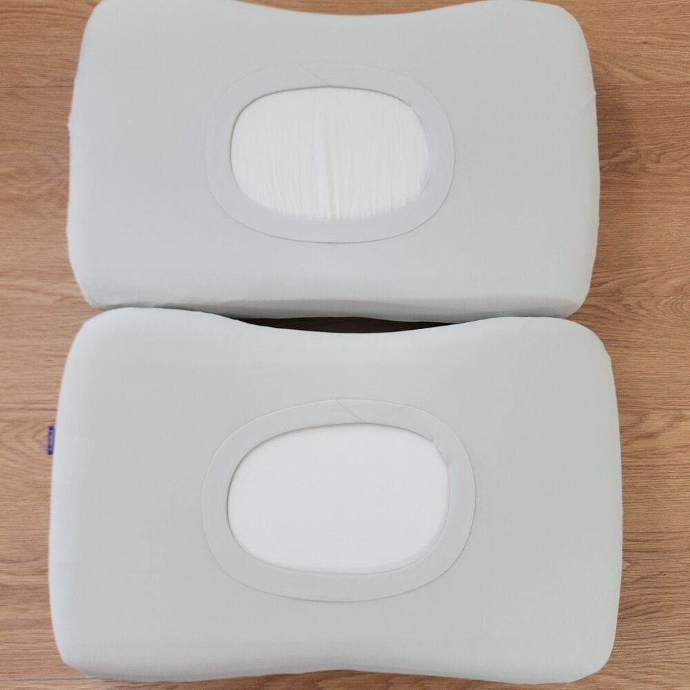 Cushion Lab Deep Sleep Pillow Patented Ergonomic Contour Design Back (Lot Of 2) - Picture 3 of 4